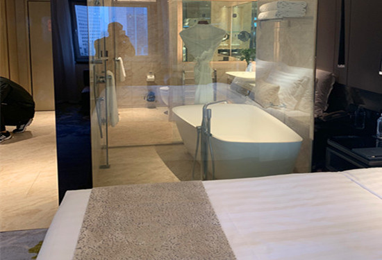 酒店衛(wèi)生間調(diào)光玻璃點(diǎn)擊查看視頻