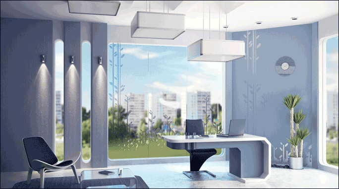 神奇的通電玻璃功能多多-明輝新材料